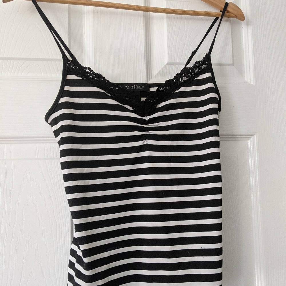 WHBM Striped Camisole